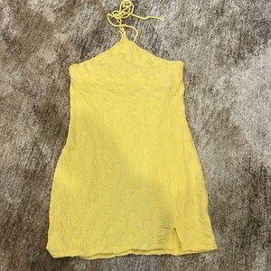 Women’s Yellow Wild Fable Mini Dress Size Large